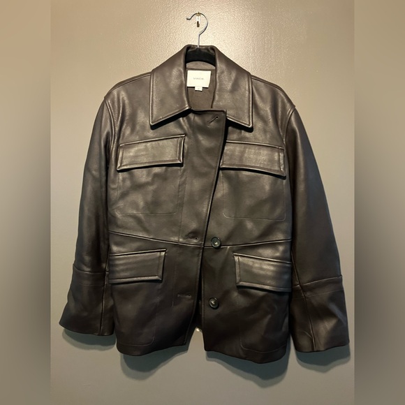 Vince leather Safari jacket - Picture 8 of 11